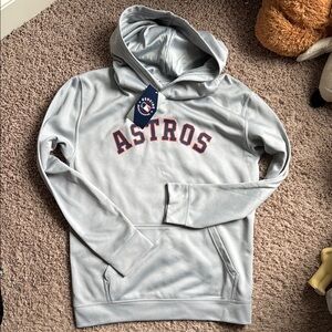 Genuine Merchandise Silver Houston Astros Hoodie for boys XL NWT